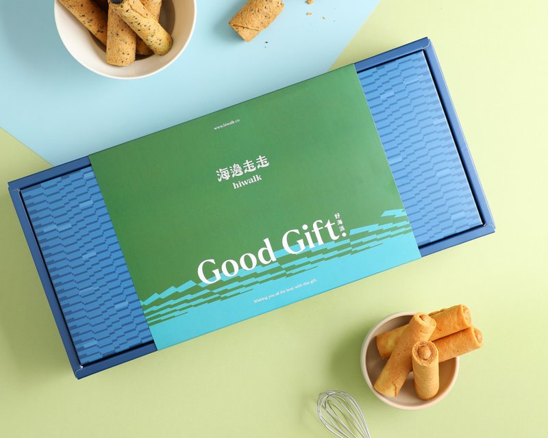 Green Gold Shanghai Pai Mixed Egg Roll Gift Box (Vegetarian) - คุกกี้ - อาหารสด 