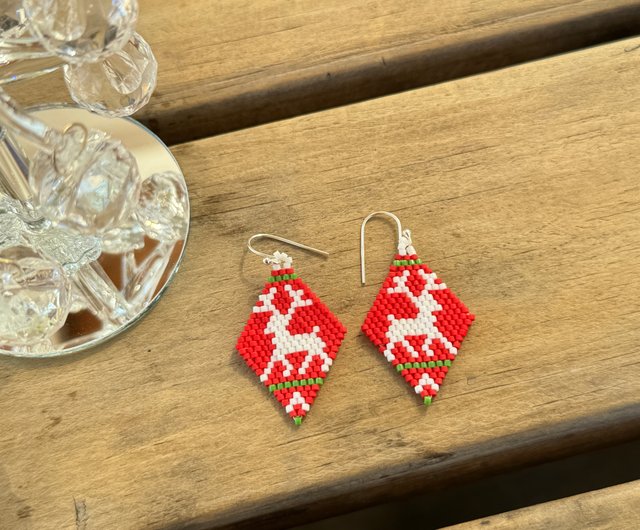 激安直営店 230103 Shop - earrings beaded limited Christmas その他