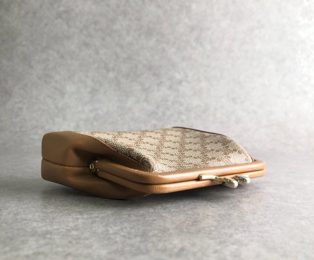 日本直送 名牌中古包 】CELINE セリーヌ マカダム 財布 ベージュ