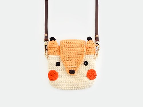 Meemanan Fuji Instax Crochet Case - THE FOX | for Mini 25 / 50s / 8 / 90 / 70 / 26 / 9