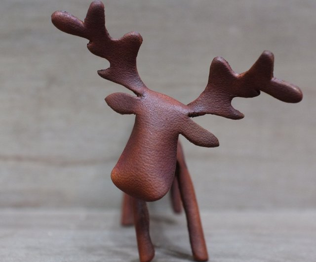 Oh Deer Leather Healing Little Elk Tea Coffee 綠し網色な鹿ちゃん Shop Totally Handmade Pinkoi