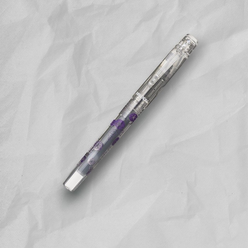 PLATINUM 白金牌 Preppy 和 近代蒔繪 0.3mm鋼筆 牽牛花 - 鋼筆 - 塑膠 紫色