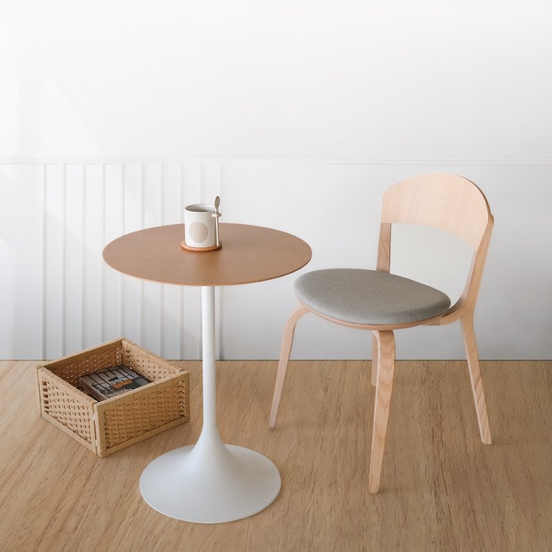 Juran Home | BloomFUN Round Table (Natural) Speaker Table Coffee Table - โต๊ะอาหาร - ไม้ สีกากี