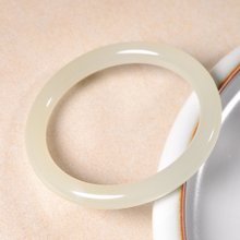 極美品、超稀少　極上 最高品質の　　　　天然和田羊脂白玉　リング&ブレスレット 和田玉（ホータンぎょく/羊脂白玉）/K2カラコルム・クリア