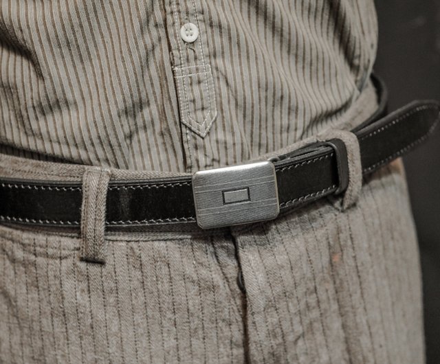 Vintage 1940's HICKOKビンテージ14kヒコックバックルベルト ヒコックバックルベルト-ヴィンテージ紳士ベルト-シルバー