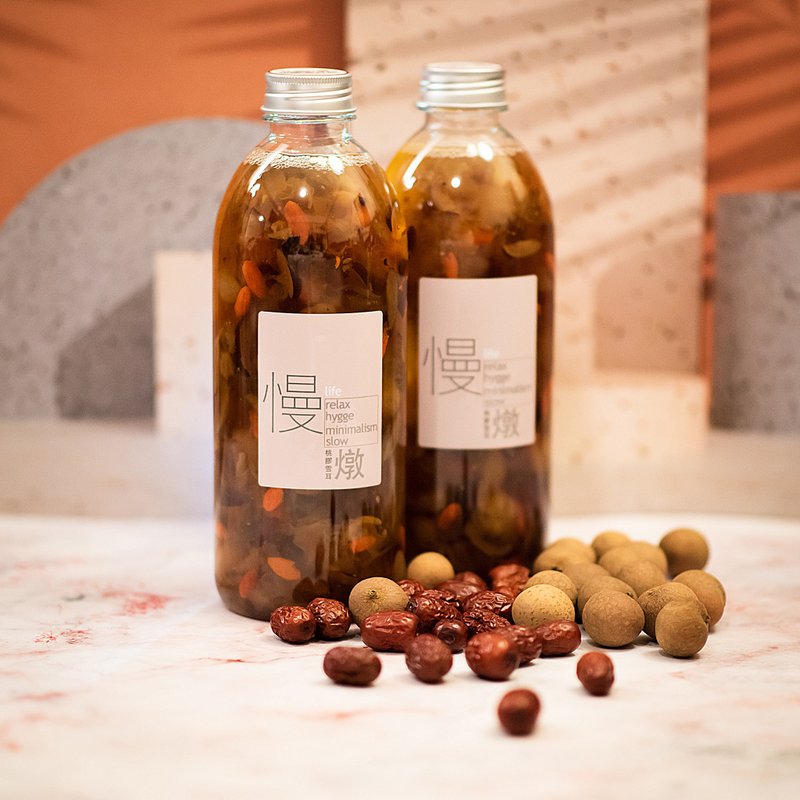 Family sharing bottle [longan, red dates, wolfberry and snow fungus health drink] a drink full of vitality for the whole family - Health Foods - Fresh Ingredients 