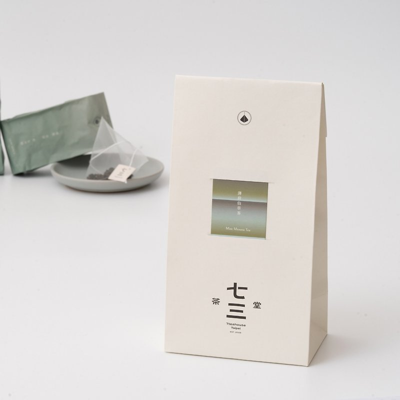Qisan Tea Hall Three-dimensional Tea Bag丨Mint Grass Grass Tea 24 pieces – Lifestyle Bag - Tea - Paper White