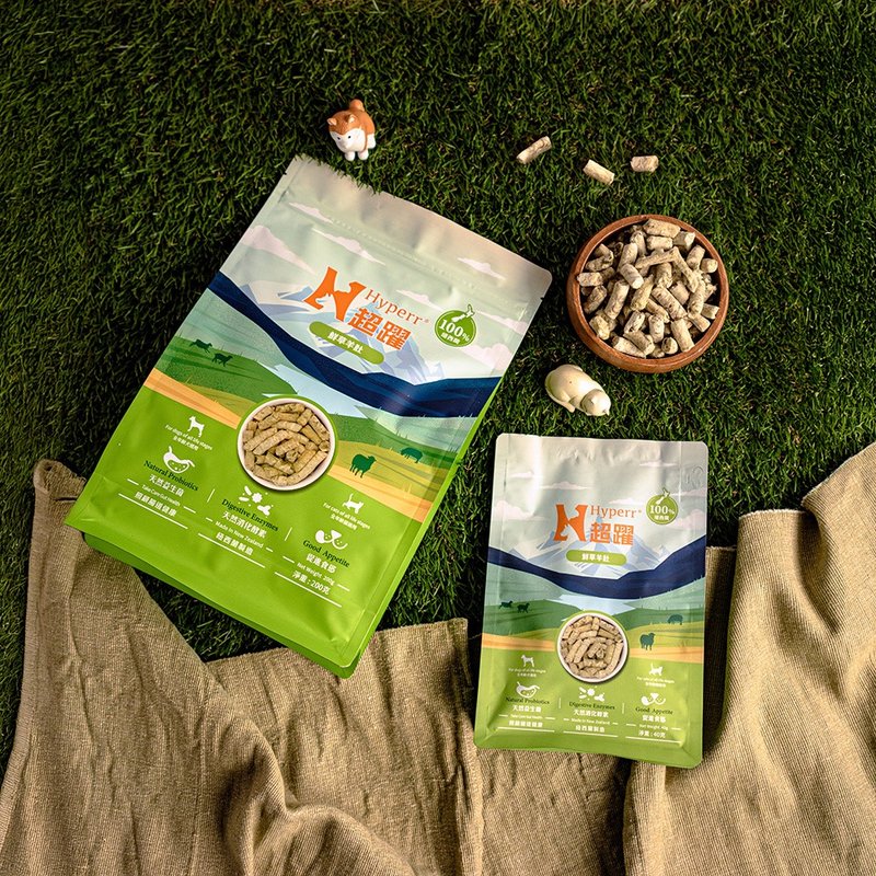 【貓狗配餐】Hyperr超躍 鮮草羊肚 凍乾生食餐 腸胃保健 益生菌 - 貓罐頭/鮮食 - 新鮮食材 