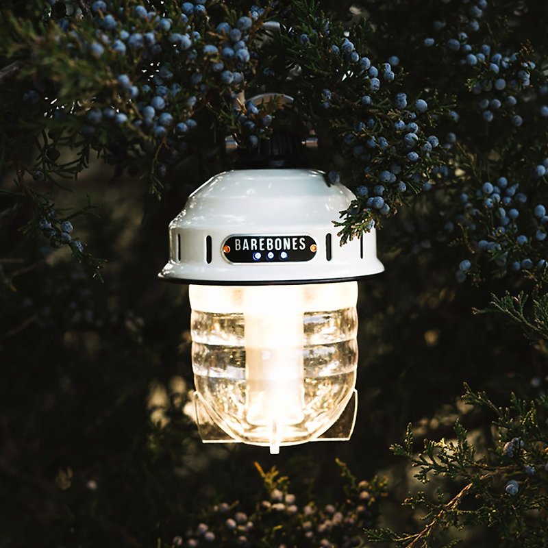 [New Color] Barebones Hanging Camping Lantern Beacon - Camping Gear & Picnic Sets - Other Metals White