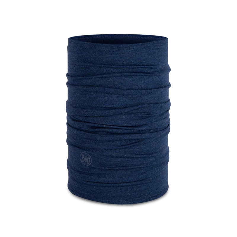 [BUFF] Warm woven color 250 gsm merino wool headscarf - woven cobalt blue - อุปกรณ์เสริมกีฬา - ขนแกะ สีน้ำเงิน