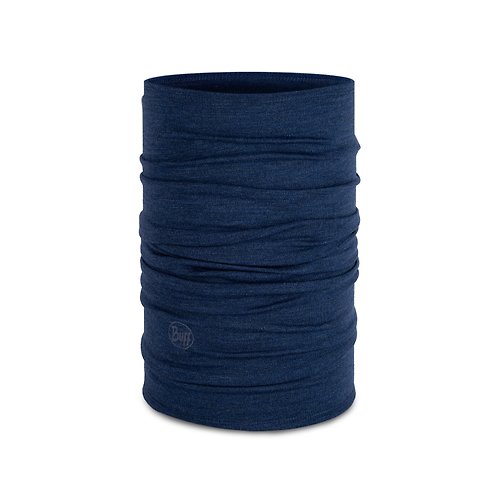 山衣丁 【BUFF】保暖織色 250 gsm美麗諾羊毛頭巾-編織鈷藍