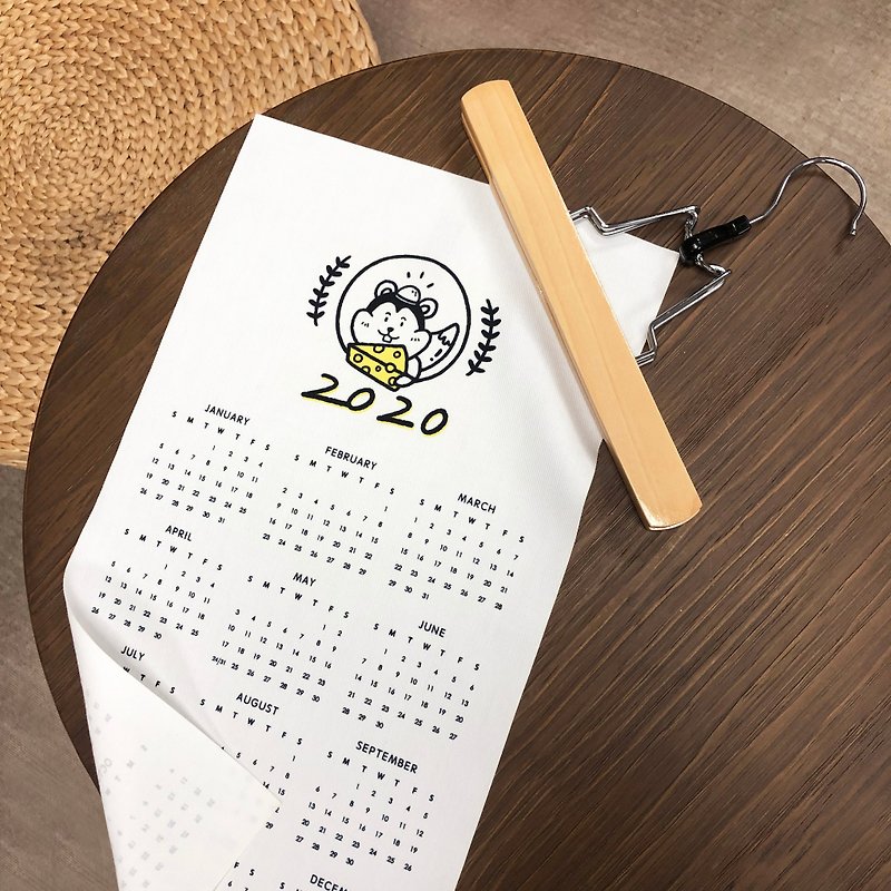 2020 cloth calendar / comes with a hanging cloth clip