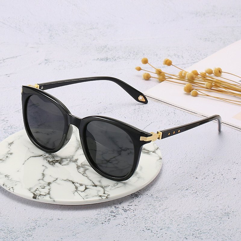 Blekk Ink Series | Sunglasses (Classic ブラック) UV400 偏光サングラス - サングラス - プラスチック ブラック