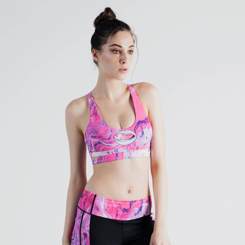 Pink Dream Sports Bra - 女上衣/長袖上衣 - 其他材質 多色