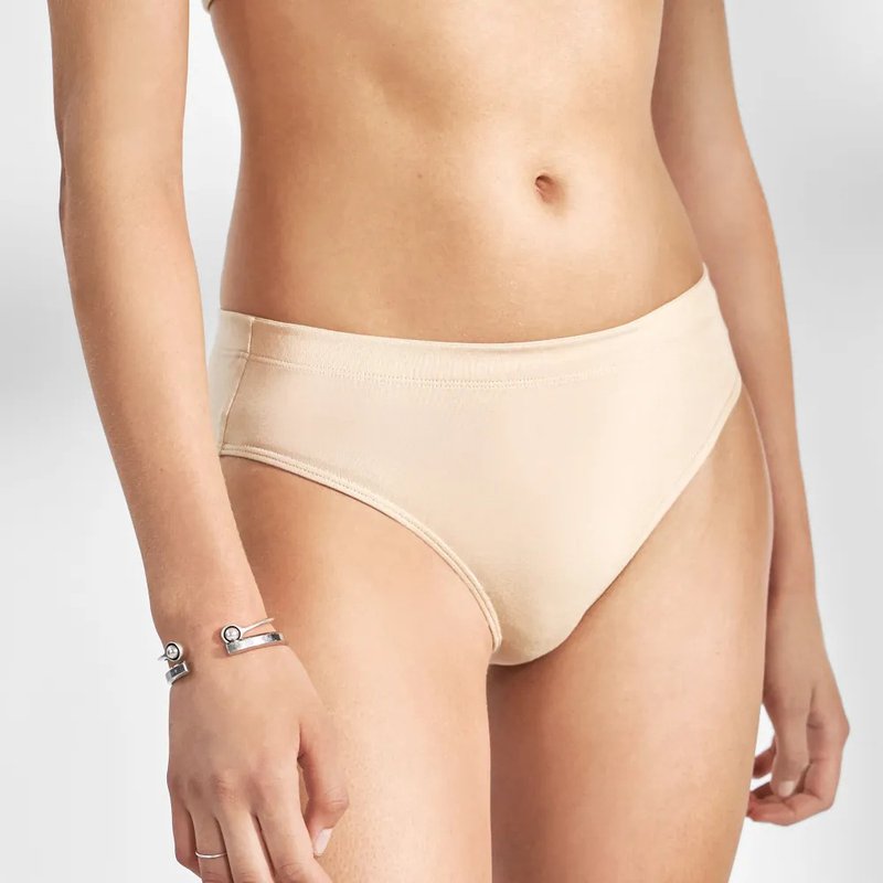 Bread & Boxers Brief 經典莫戴爾女用三角內褲 - 米 - 女內衣褲 - 棉．麻 卡其色