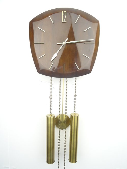 Dutchantique4you German JUNGHANS Vintage Antique Design Mid Century 8 day Retro Wall Clock