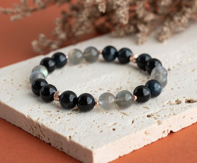 ポップアップ限定】ブルータイガーアイ ラブラドライト/天然鉱物水晶