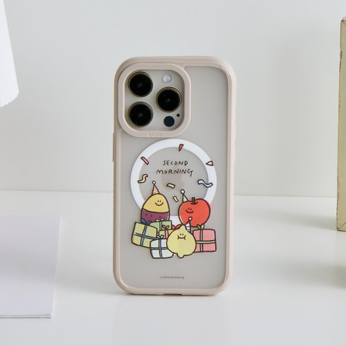 TOYSELECT Second Morning禮物派對極光霧透MagSafe iPhone手機殼