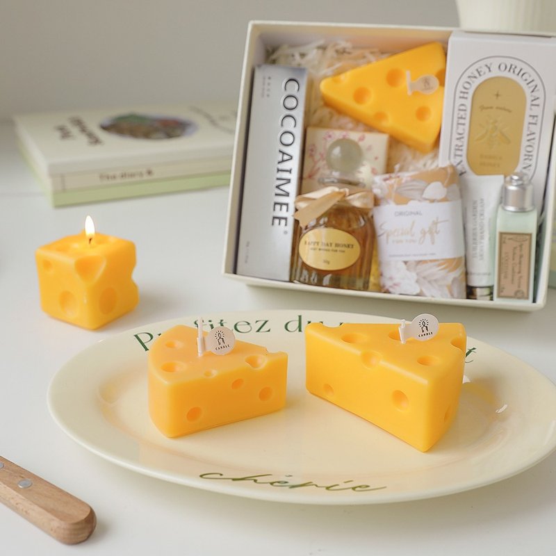 Cheese shaped scented candle - Candles & Candle Holders - Wax 