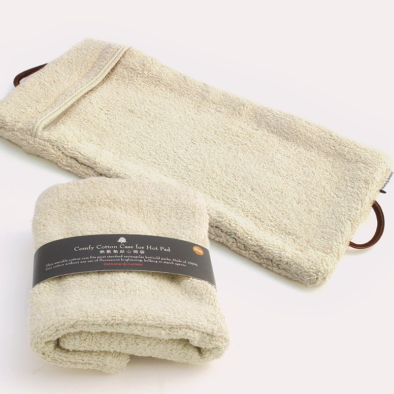 [Pure cotton uniform temperature] Xingsha yellow cold and hot compress cotton bag - Towels - Cotton & Hemp Yellow