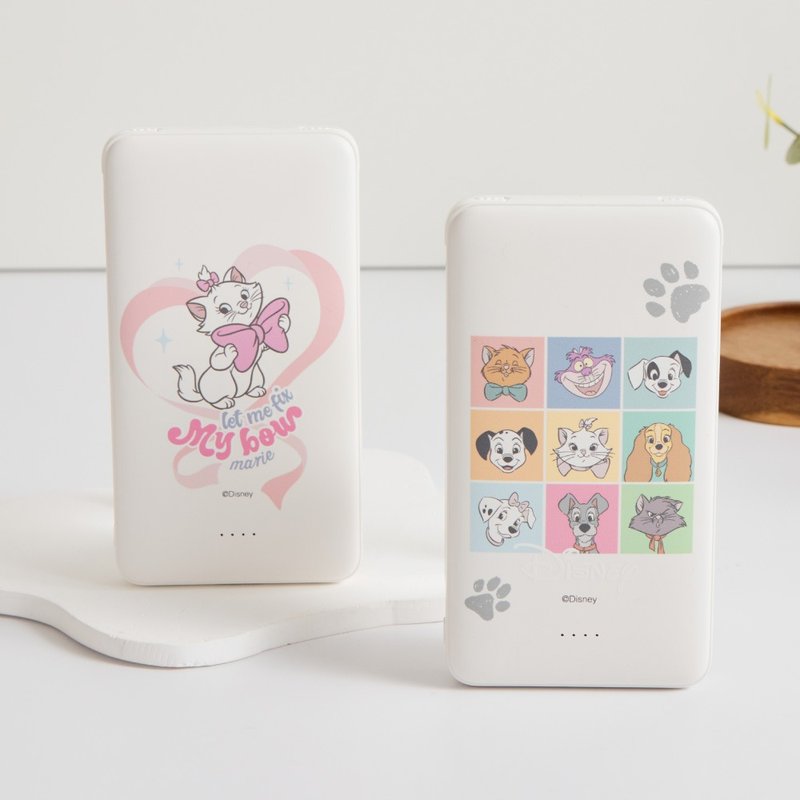 Disney Cats And Dogs-貓狗九宮格雙線快充10000mAh行動電源 - 行動電源/充電線 - 塑膠 多色