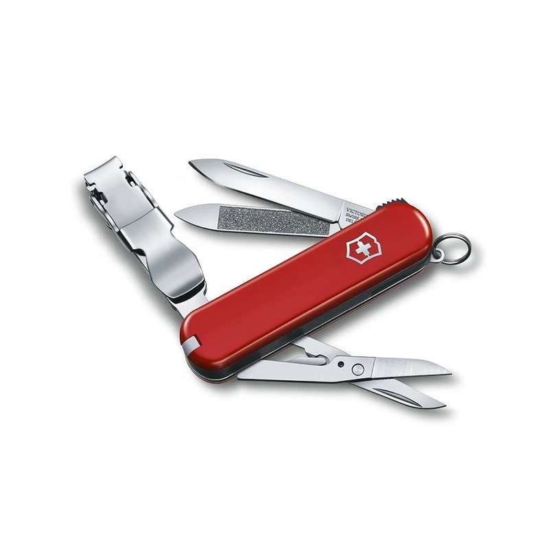 VICTORINOX Swiss Victorinox Swiss Knife NailClip 580 8 for 65mm red 0.6463 - Camping Gear & Picnic Sets - Stainless Steel Red