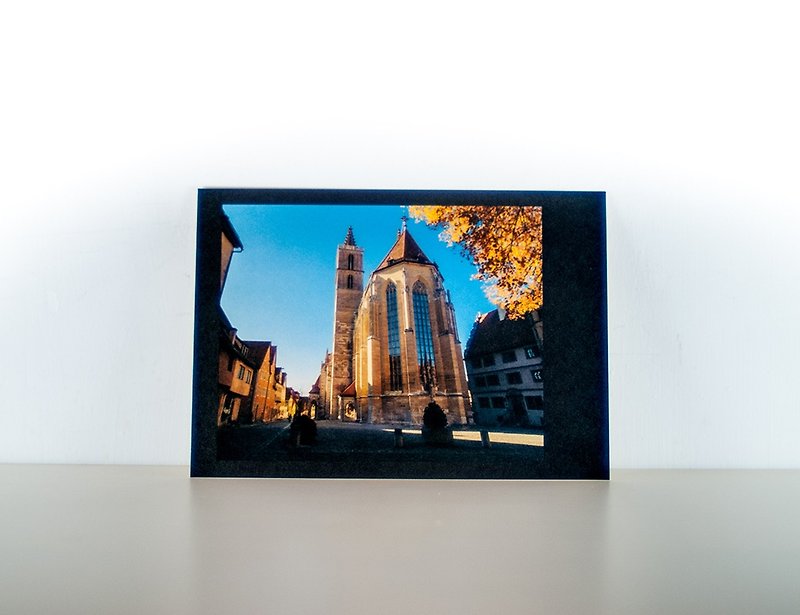 攝影明信片 | 聖雅各教堂-陶伯河畔的羅騰堡-德國 - 卡片/明信片 - 紙 多色