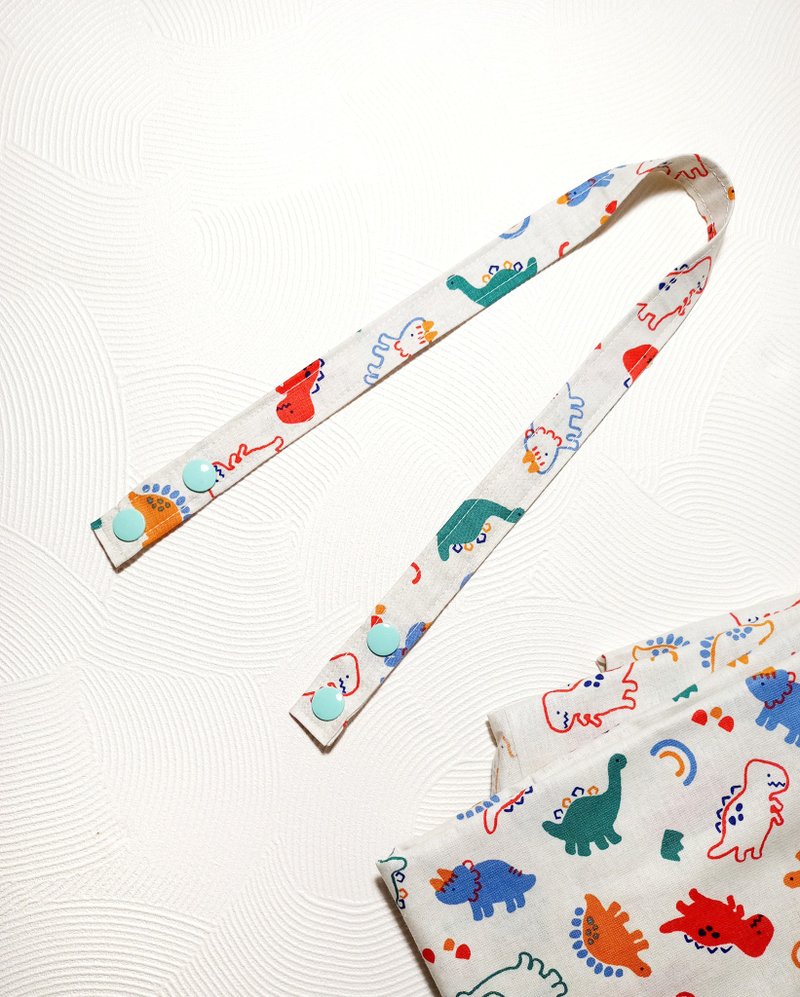 Skin-friendly pure cotton*wide version*anti-lost mask lanyard/lanyard/mask rope (colorful little dinosaur) - Lanyards & Straps - Cotton & Hemp Multicolor