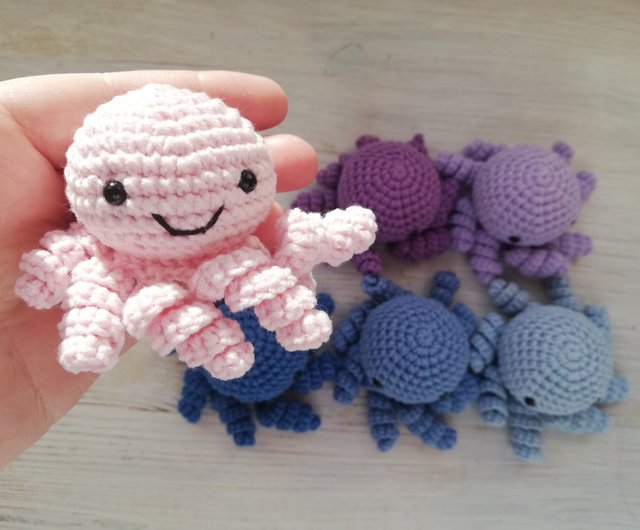 Crochet Kit for Beginners Small Octopus Crochet Knitting Kit