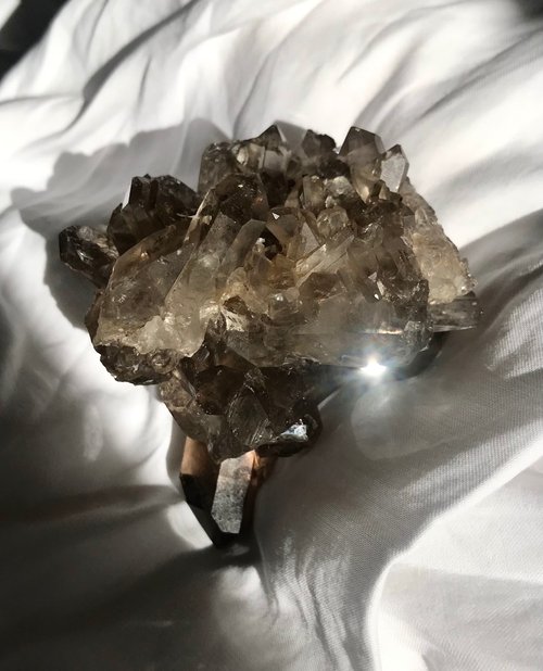 Australian newest Smokey Quartz Cluster