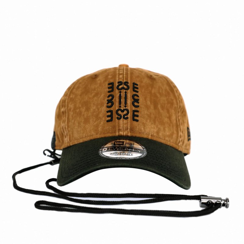 SEic × New Era 9TWENTY 水洗聯名帽 / 頂 - 帽子 - 棉．麻 咖啡色