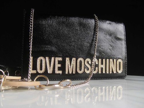 老時光OLD-TIME Vintage & Classic & Deco 【老時光 OLD-TIME】早期二手老包Moschino肩背包