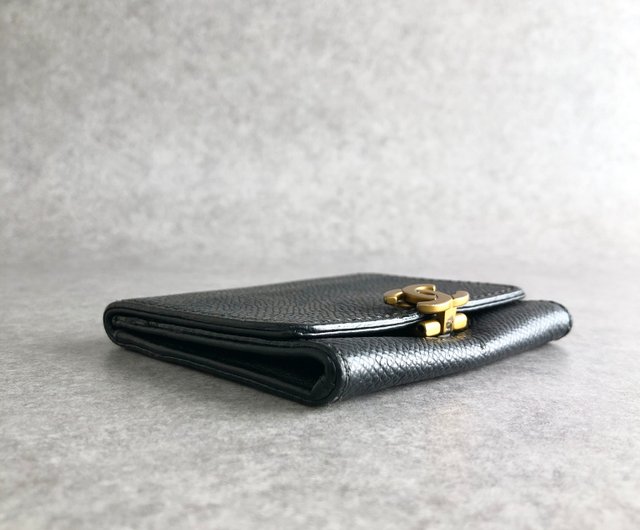 ⭐ビンテージ⭐CHANEL キャビアスキン コインケース 日本直送 名牌中古包 】CHANEL シャネル コインケース ブラック