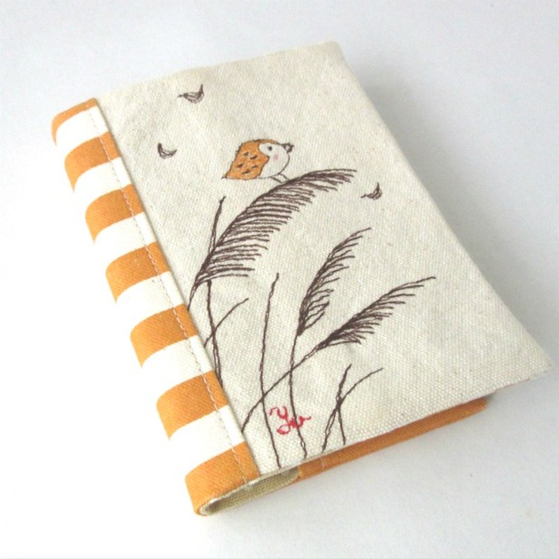Special offer bird ─ blank note book original price 550 - สมุดบันทึก/สมุดปฏิทิน - ผ้าฝ้าย/ผ้าลินิน สีส้ม