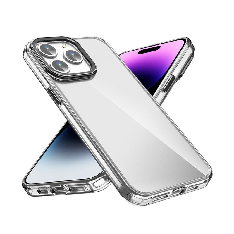 VOYAGE 抗摔防刮保護殼-Pure Frame-透明-iPhone 15 Pro Max (6.7 - 手機殼/手機套 - 其他材質 透明