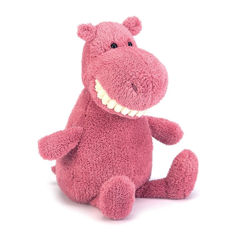 Jellycat Toothy Hippo 38cm - Stuffed Dolls & Figurines - Cotton & Hemp Pink