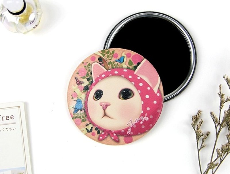 JETOY, 甜蜜貓 圓滿 鏡子_Pink hood  - 彩妝刷具/鏡子/梳子 - 玻璃 