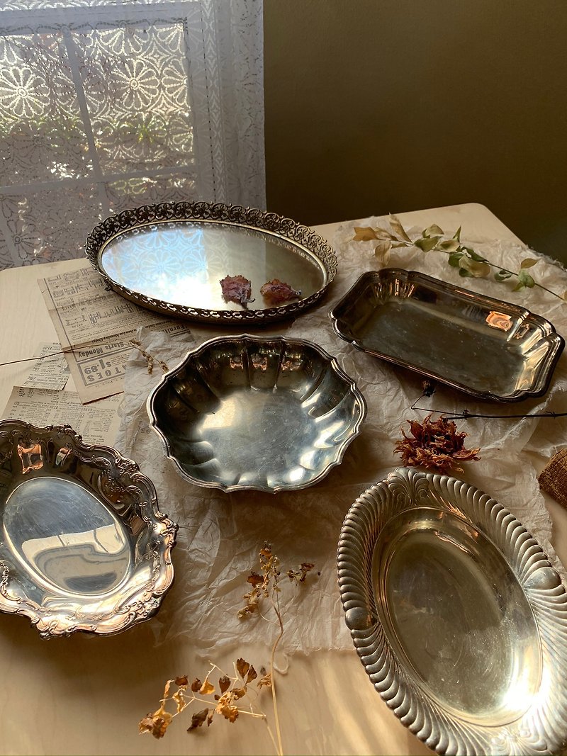 Vintage silver plate / various beauty styles - Storage - Other Materials Silver