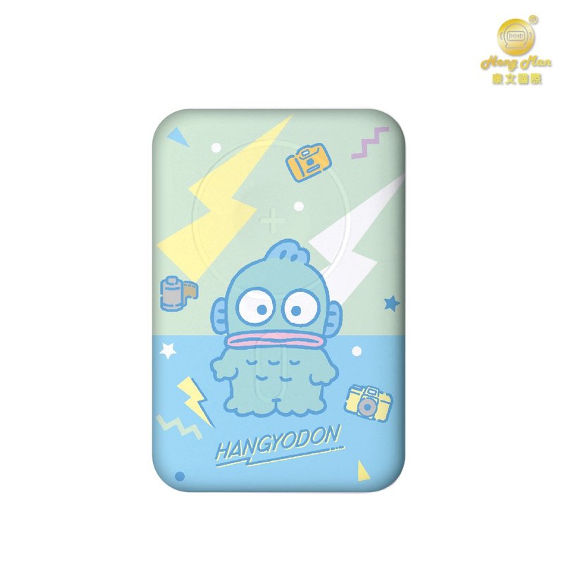 【Hong Man】三麗鷗人魚漢頓 多功能磁吸無線行動電源 HG旅行拍攝 - 行動電源/充電線 - 塑膠 