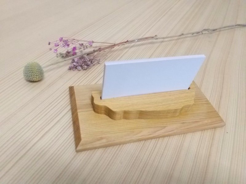 Taiwan cypress business card holder - Card Stands - Wood 