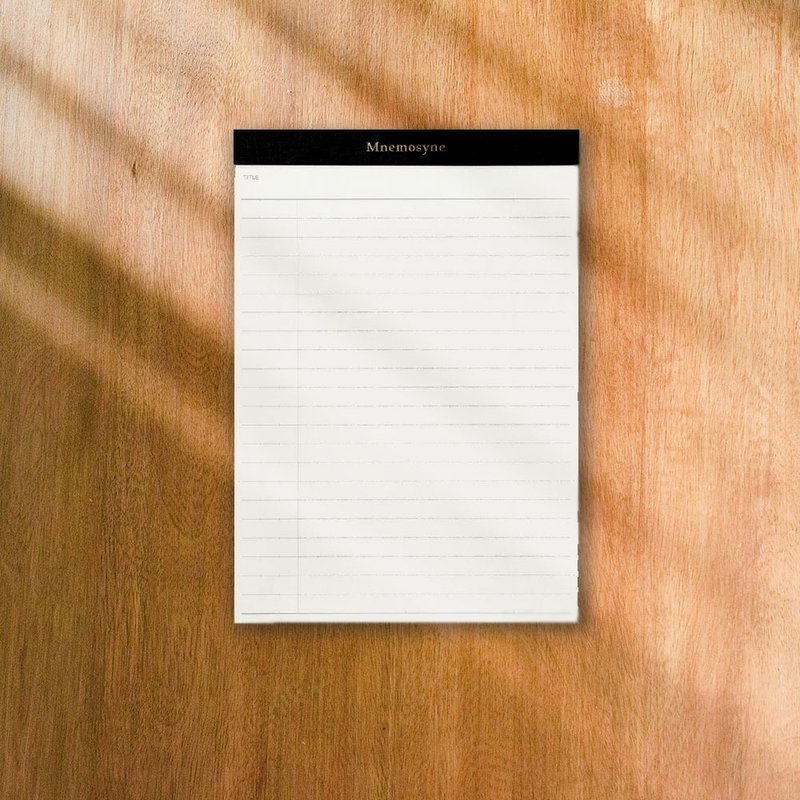 【Maruman】 Mnemosyne 8mm Ruled Notebook 3-Pack / A5 (Genuine Product) - อื่นๆ - วัสดุอื่นๆ ขาว