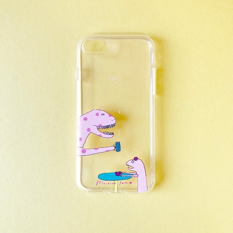 Apple Cries Apple Juice | phone case (soft) - Phone Cases - Plastic Pink