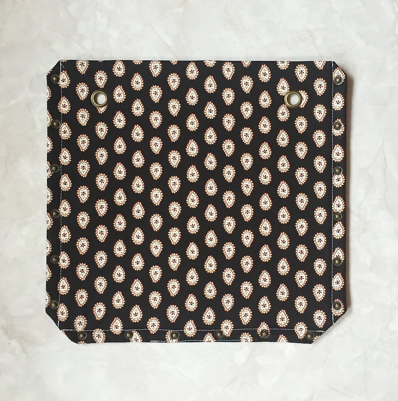 原創 大方形皮革+布包 替換布塊 多款圖案自由配搭隨時替換 - 側背包/斜孭袋 - 棉．麻 多色