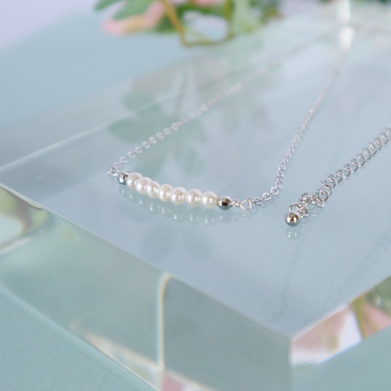 寶寶珍珠項鍊【聖誕禮物】 - 項鍊 - 珍珠 白色
