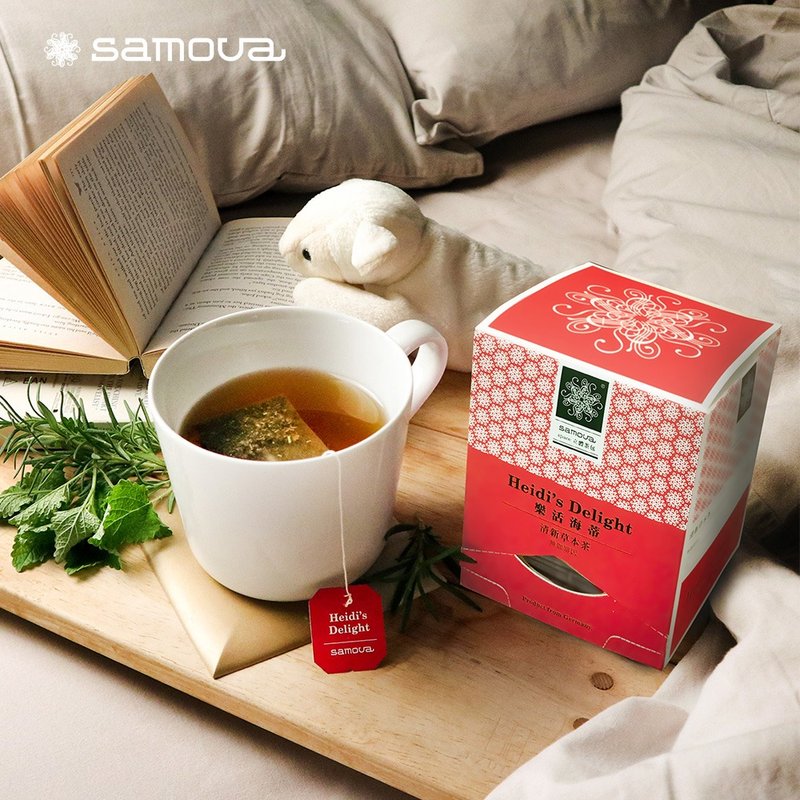 [Space Triangular Tea Bag] Caffeine-free fresh herbal tea Lohas Heidi | 10 pieces - ชา - พืช/ดอกไม้ สีแดง