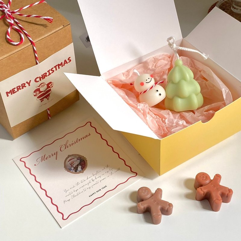 【聖誕禮盒】高CP小資禮盒組   聖誕禮物 交換禮物 聖誕節 - 香氛蠟燭/燭台 - 蠟 