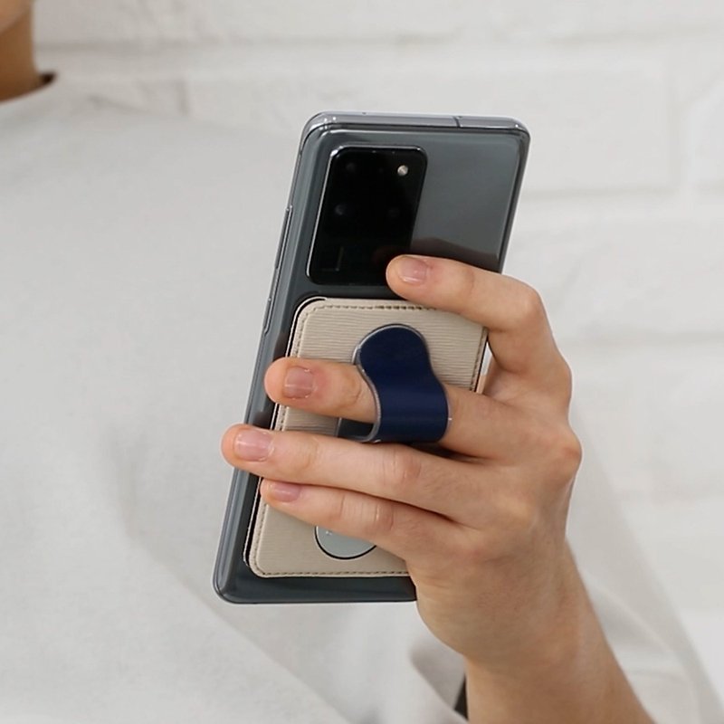 All In One Phone Holder (MagSafe Wireless Charging Phone Holder Phone Ring Card Holder) - อุปกรณ์เสริมอื่น ๆ - หนังแท้ 
