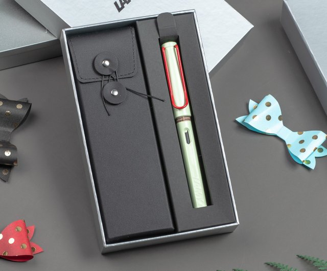 LAMY サファリ万年筆 ギフトボックス LAMY 万年筆ブラックコイル ペンケース ギフトボックス/SAFARI