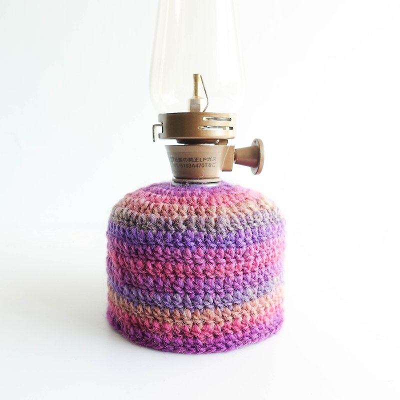 Crochet Camping Gas Canister Cover Warmer size 230 Magic Hour