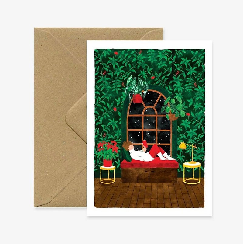 Christmas Reading Fun Christmas Card - Cards & Postcards - Paper 